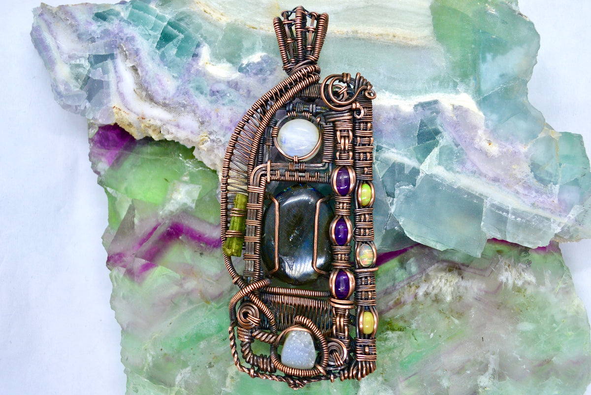 “Rustic Fusion” Pendant