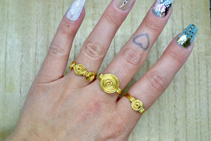 “Golden Spirals” Ring