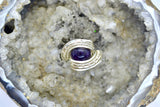 “Violet Flames” Ring Size 8