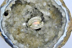 “Solar Flame” Ring Size 7
