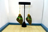 “Fluttering Peacock” Earrings