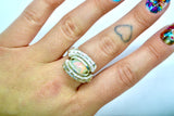 “Solar Flame” Ring Size 7