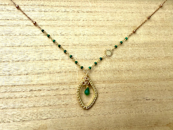 “Onyx Gleam” Necklace