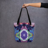 "Cosmic Crystals" Tote bag